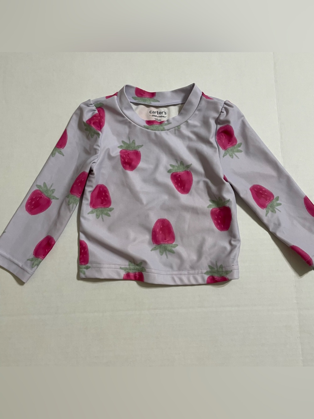 Carters 18 Month‎ Unisex Rash Guard Swim Shirt
